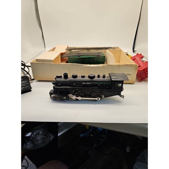 ANTIQUE Marx Steam Type Electric Train 14350 Louis Marx and Co made in USA - Picture 8 of 13